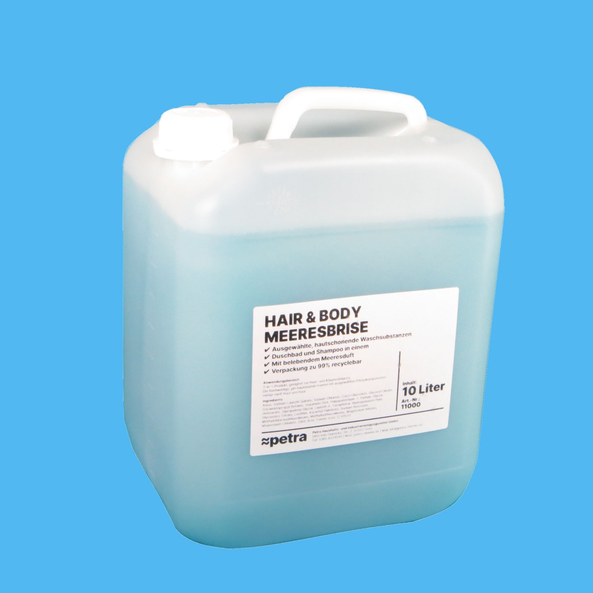 Duschgel Mit Pfirsichduft Im 5l Kanister – Hautmild & Auch Als Shampoo Geeignet